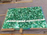 Backlit Green Agate