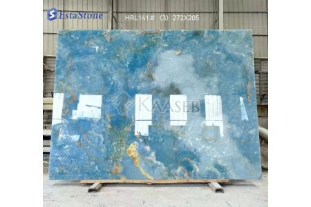 Hot Selling Blue Onyx Marble Natural Marble Slab