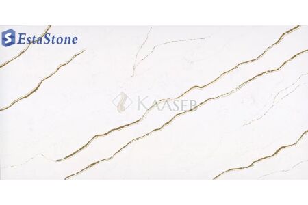 Best Price ES6415 Calacatta Gold Quartz White Quartz with Gold Veins