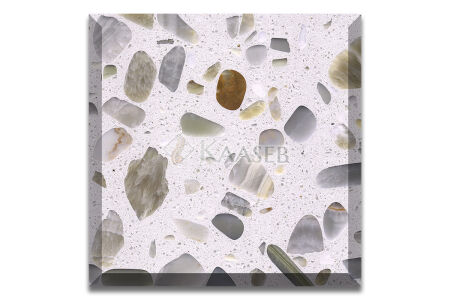 Multicolor Onyx Artificial stone Precast terrazzo slabs