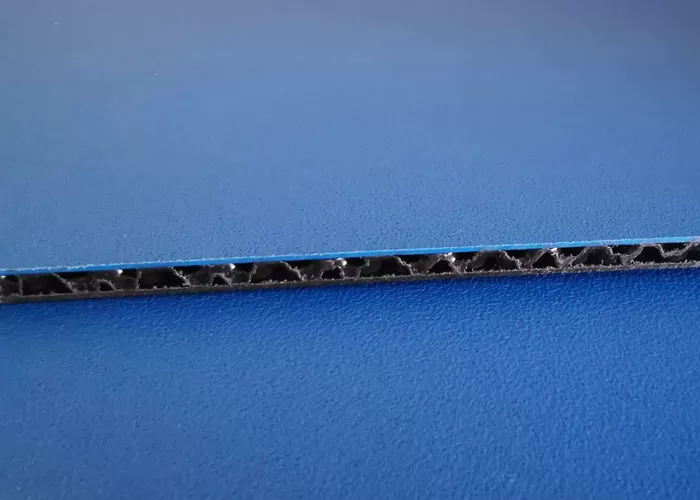 لوح قرص العسل أزرق