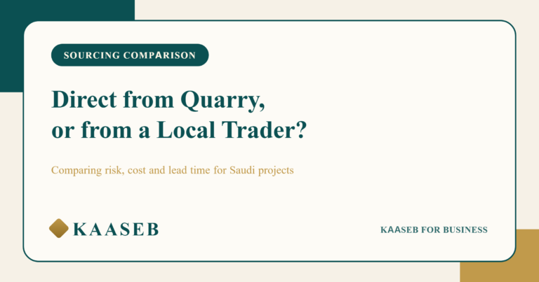 Buying Marble Direct from the Quarry vs from a Local Trader